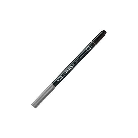 Pennarello Aqua Brush Duo - punte 2/4 mm - grigio chiaro freddo - Lyra