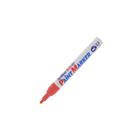 Marcatore permanente A 400 - a vernice - punta tonda - 2,3 mm - rosso - Artline