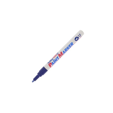 Marcatore permanente A 440 - a vernice - punta tonda fine - 1,2 mm - blu - Artline