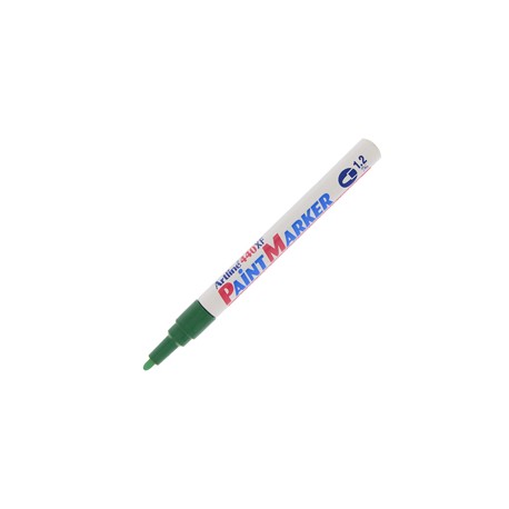 Marcatore permanente A 440 - a vernice - punta tonda fine - 1,2 mm - verde - Artline