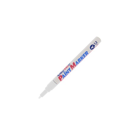 Marcatore permanente A 440 - a vernice - punta tonda fine - 1,2 mm - bianco - Artline