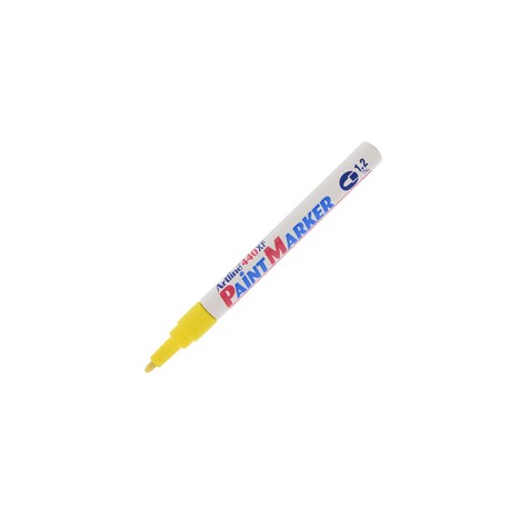 Marcatore permanente A 440 - a vernice - punta tonda fine - 1,2 mm - giallo - Artline