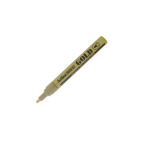 Marcatore permanente A 900 - a vernice - punta tonda - 2,3 mm - oro - Artline