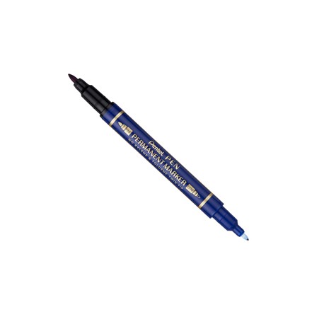 Marcatore permanente Twin tip - doppia punta Fine-ExtraFine - Blu - Pentel