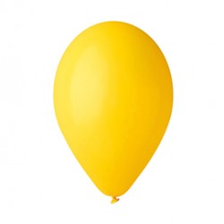 Busta 16 palloncini in lattice Ø30cm giallo Big Party