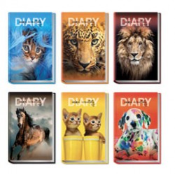 Diario Animal Friends - 12 mesi - 14,2 x 19,3 cm - Colorosa