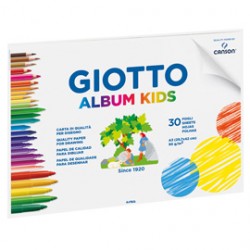 Album Little Kids 2+ f.to A3 90gr 30fg Giotto