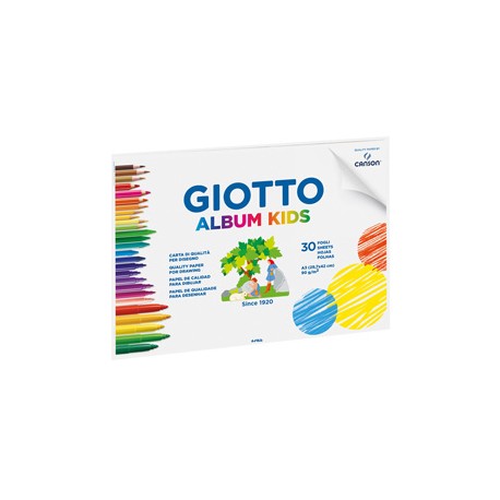 Album Little Kids 2+ - A3 - 90gr - 30 fogli - Giotto