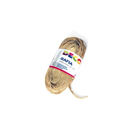 Rafia - colore naturale - 50 gr - Deco