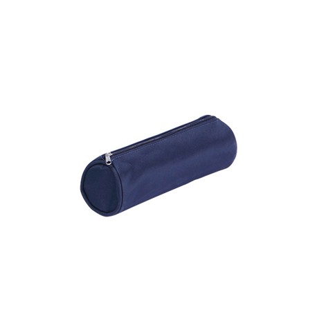 Astuccio Tombolino Basic con cerniera - 22x8Ø8cm - blu - Pagna