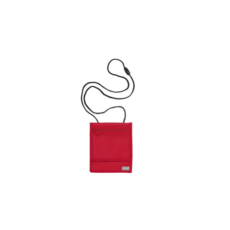 Portadocumenti da collo - XL - rosso - Durable