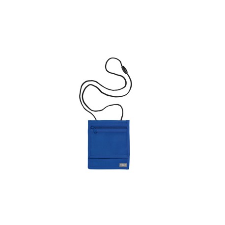 Portadocumenti da collo - XL - blu - Durable