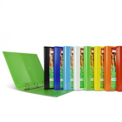 Raccoglitore personalizzabile Nettuno Ti - 22 x 30 cm - 4 anelli a D 30 mm - dorso 3,5 cm - colori assortiti - Sei Rota