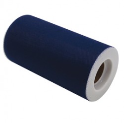 Tulle - blu - in rotolo da 12,5 cm x 25 mt - Big Party