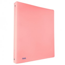 Raccoglitore Pastel - 22 x 30 cm - 4 anelli tondi 30 mm - PP - cipria - Favorit