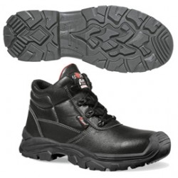 Calzatura di sicurezza Texas UK S3 SRC Rock&roll - pelle grana mina idrorepellente - numero 38 - nero - U-Power