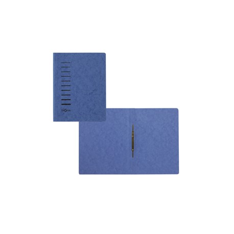 Cartellina semplice con pressino- 265 gr - A4 - cartone pressato - blu - Pagna