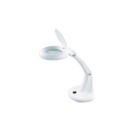 Lampada MiniZoom - a led - con lente di ingrandimento - 5,9 W - bianco - Unilux