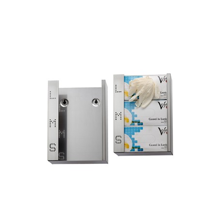 Dispenser  guanti monouso Brinox - acciaio inox - Medial