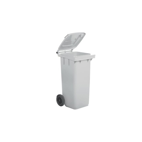 Bidone carrellato - 48x55x93 cm - 120 L - bianco - Mobil Plastic