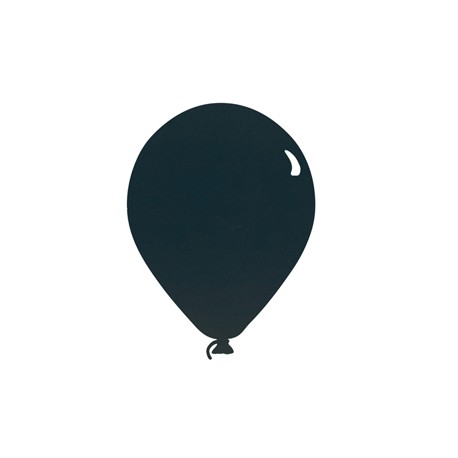 Lavagna da parete Silhouette - 39,6 x 29 cm - forma palloncino - nero - Securit