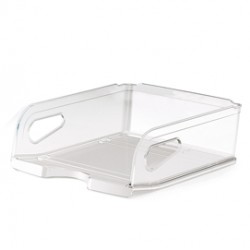 Vaschetta portacorrispondenza - Maxi - 34,5 x 27,8 x 11 cm - cristallo - Arda