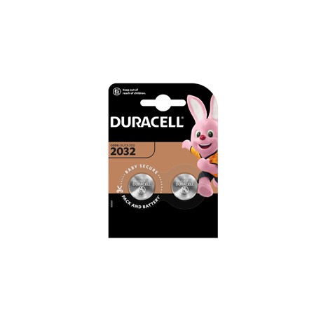 Micropila DL2032 - 3V - a pastiglia - litio - Duracell - blister 2 pezzi