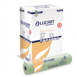 Lenzuolino medico Easy 80 Green - diametro 14,3 cm - 59 cm x 80 mt - verde - Lucart
