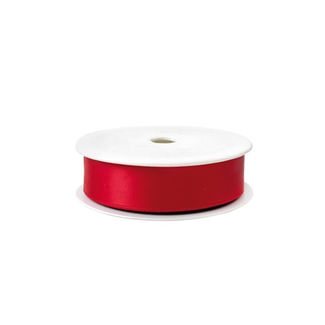 Nastro doppio raso - 25mmx25mt - rosso 35 - Brizzolari