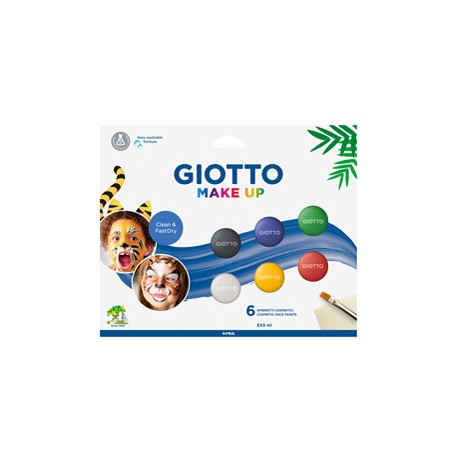 Ombretti Make Up colori classici - cremosi - Giotto - Conf. 6 colori