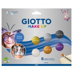 Ombretti Make Up colori metal - cremosi - Giotto - Conf. 6 colori