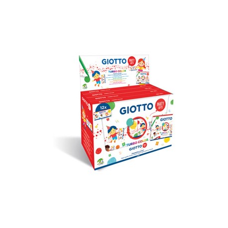 Set 12 astucci da 6 pennarelli - turbo color party gifts - Giotto