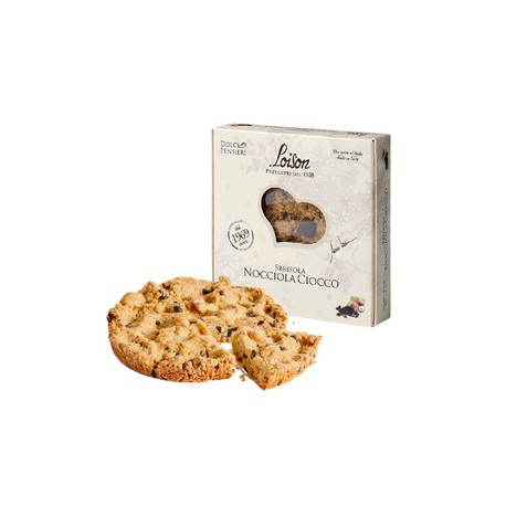 Torta sbrisola nocciola ciocco - 200 gr - Loison