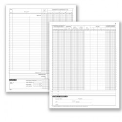 Registro Corrispettivi - 16 pag. numerate - Formato 31x24.5cm - 1386N0000 - Data Ufficio