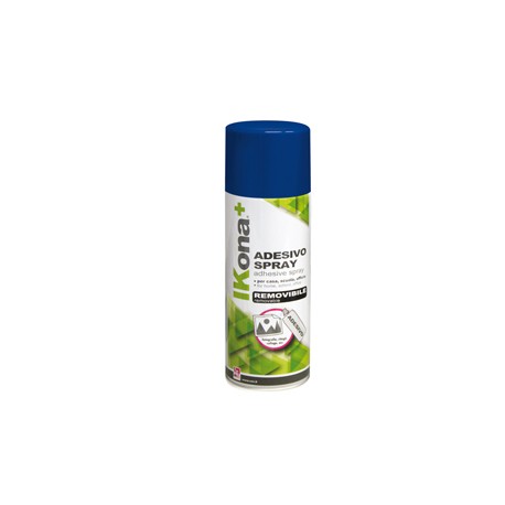 Adesivo spray - rimovibile - 400 ml - IKona+