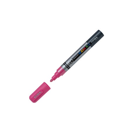 Marcatore a base d'acqua Graduate Mark All  - punta tonda 2mm - rosa - Lyra