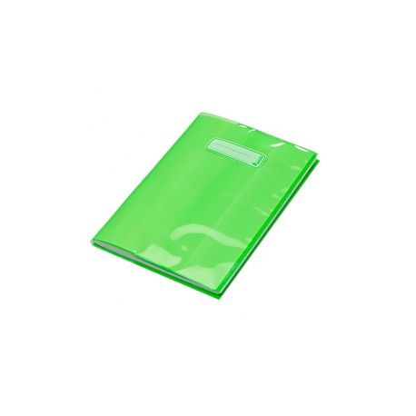 Coprimaxi - polietilene trasparente - con alette e con portanome - A4 - verde - Balmar 2000