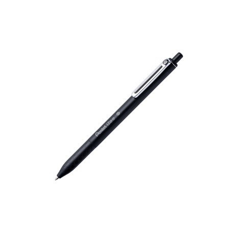 Penna a sfera a scatto iZee - punta 0,7 mm - nero - Pentel