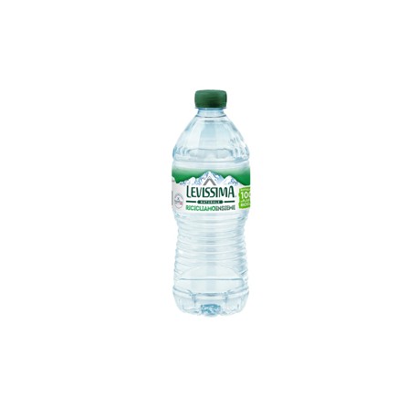Acqua naturale - PET 100% riciclabile - bottiglia da 500 ml - Levissima
