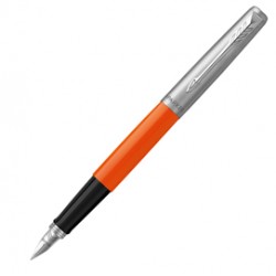 Penna stilo Jotter Original - con cappuccio - punta M - fusto arancione - Parker