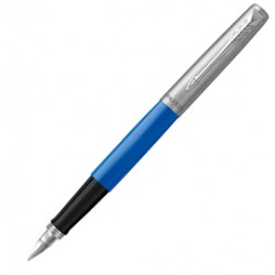 Penna stilo Jotter Original - con cappuccio - punta M - fusto blu - Parker