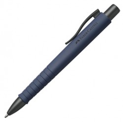Penna a sfera Poly Ball - Punta 0,7mm - fusto blu navy - Faber-Castell