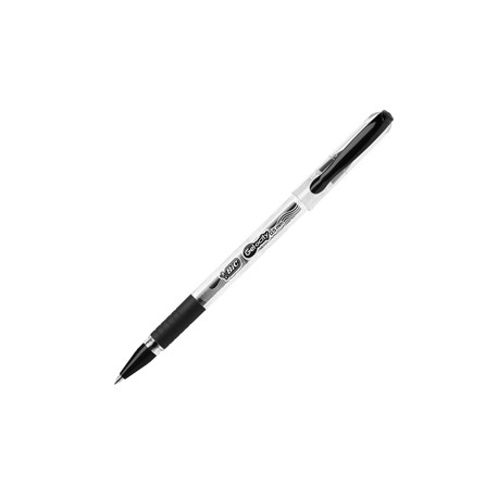 Penne a sfera con cappuccio Gelocity Stic - punta 0,5 mm - nero - Bic - conf. 30 pezzi