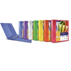 Raccoglitore personalizzabile Myto Ti - 4 anelli a D 17 mm - dorso 2,5 cm - 22x30 cm - colori assortiti - Sei Rota