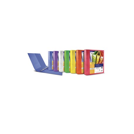 Raccoglitore personalizzabile Myto Ti - 4 anelli a D 17 mm - dorso 2,5 cm - 22x30 cm - colori assortiti - Sei Rota