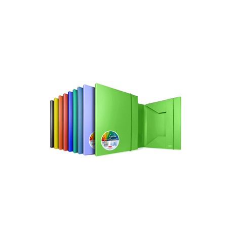 Cartelle 3L Garda - PPL - 25,7x34,5 cm - dorso 20 mm - colori assortiti - Plastibor