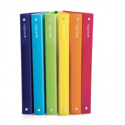 Raccoglitore 4R - 245x307 mm - diametro 15 mm - colori assortiti - Colorosa