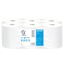 Asciugamani in rotolo Autocut DryTech - 2 veli - goffratura micro - 18 gr - 20 cm  x 100 mt - diametro 18,5 cm - Paperne