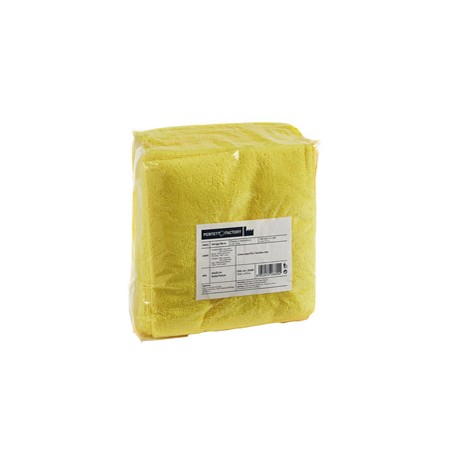 Panni microfibra Ultrega - 40 x 40 cm - giallo - Perfetto - pack 10 pezzi