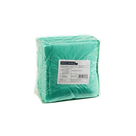 Panni microfibra Ultrega - 40x40 cm - verde - Perfetto - pack 10 pezzi